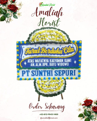 Papan Bunga Duka di Mempura
