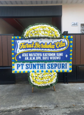 Papan Bunga Duka di Mempura
