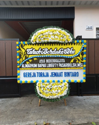 Papan Bunga Duka di Mempura