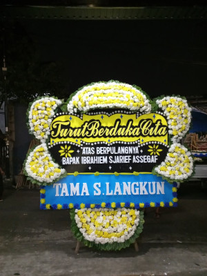Papan Bunga Duka di Mempura